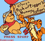 Pooh and Tigger's Hunny Safari (Europe) (En,Fr,De,Es,It,Nl) Title Screen
